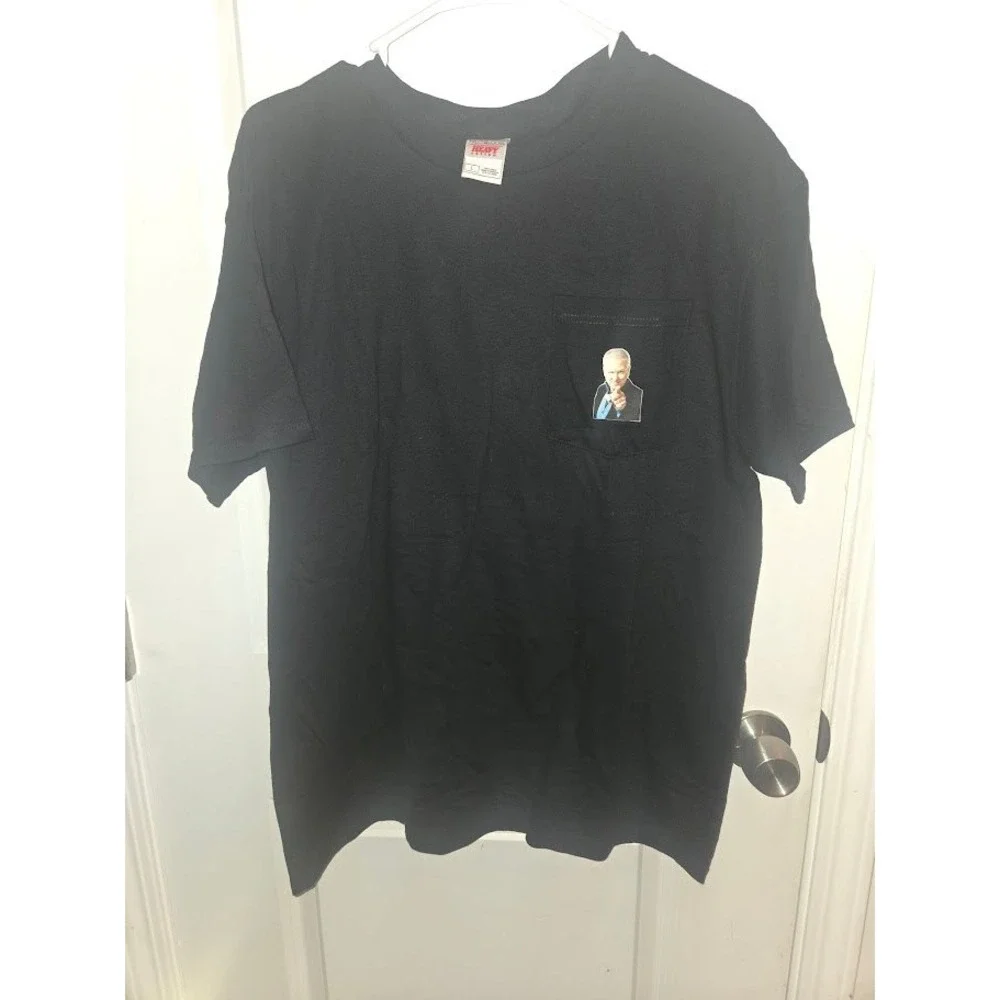 Fruit of the Loom Glenn Beck What Would Glenn Beck Do Pocket T-Shirt Black Large